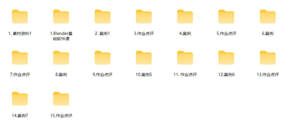 士气集团Blender一年级二期预科班2024年5月【高清画质有大部分素材】 详情图 3